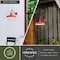 Vaxcel Dorado 1 Light Dusk to Dawn Red White Farmhouse Barn Dome Outdoor Wall Lantern T0488 - alternate 7